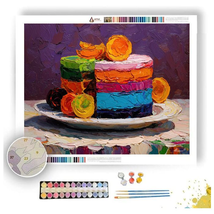 PLAYFUL FORM - Paint by Numbers Full Kit