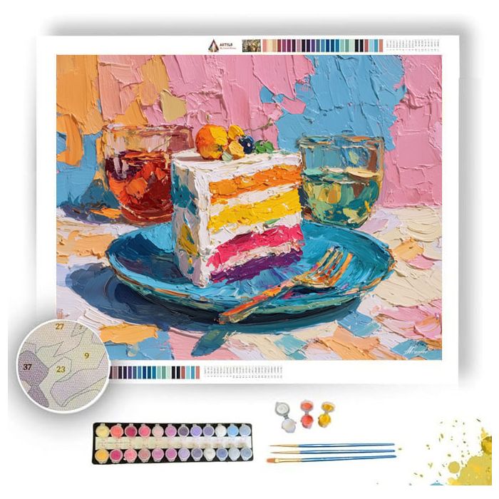 PLAYFUL FRAME - Paint by Numbers Full Kit