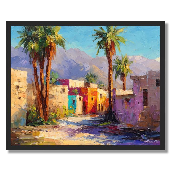LIVELY SCENE - FRAMED