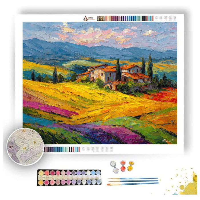 RADIANT MARKET - Paint by Numbers Full Kit