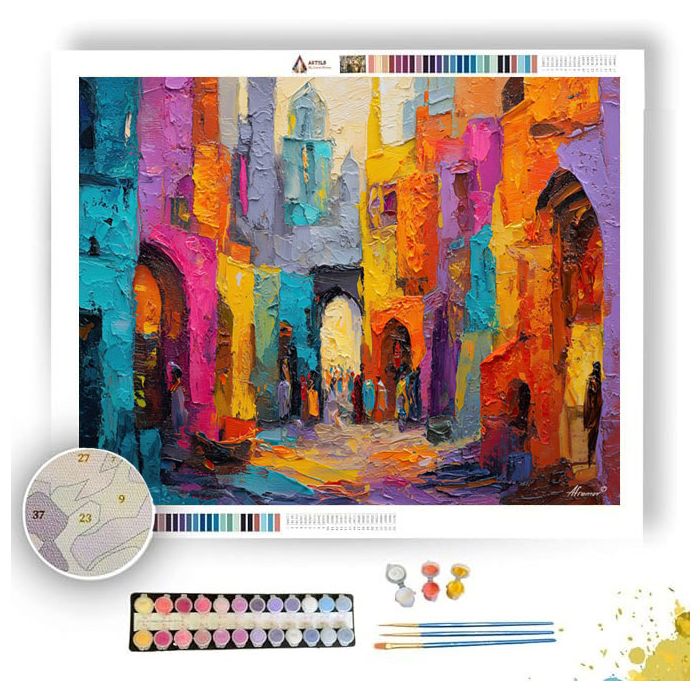 BOLD CITY - Paint by Numbers Full Kit