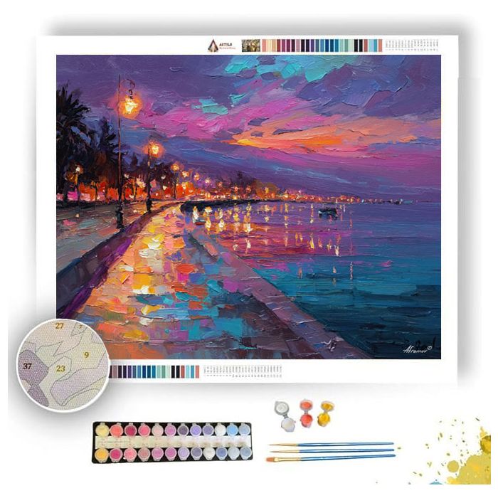 SUNLIT EVENING - Paint by Numbers Full Kit