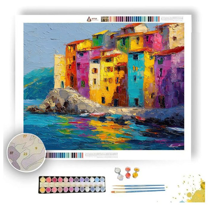FESTIVE COLORS - Paint by Numbers Full Kit