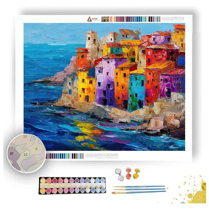 JOYFUL VILLAGE - Paint by Numbers Full Kit
