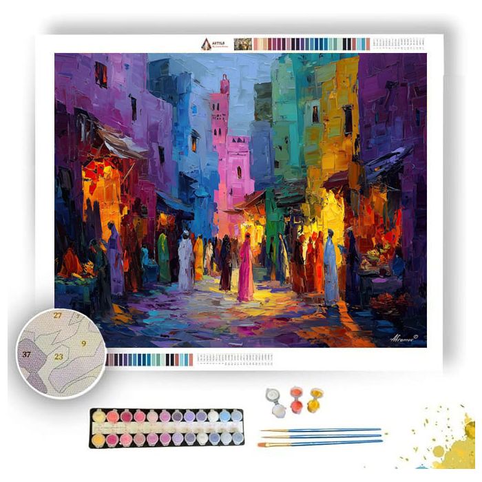 DYNAMIC COLORS - Paint by Numbers Full Kit