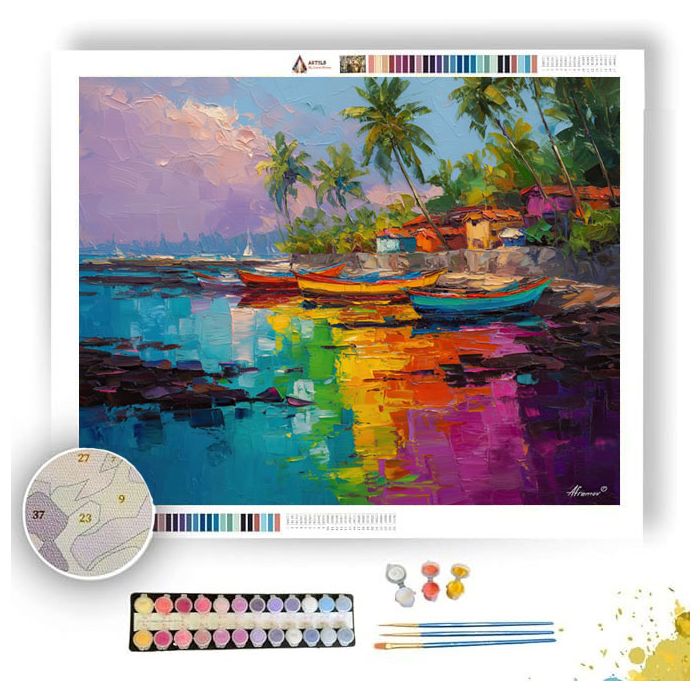 ELECTRIC SQUARE - Paint by Numbers Full Kit