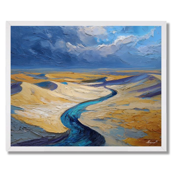FLOWING SCENE - FRAMED
