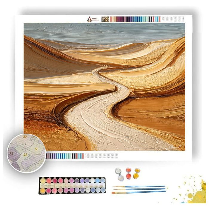 FLOWING SYMBOL - Paint by Numbers Full Kit