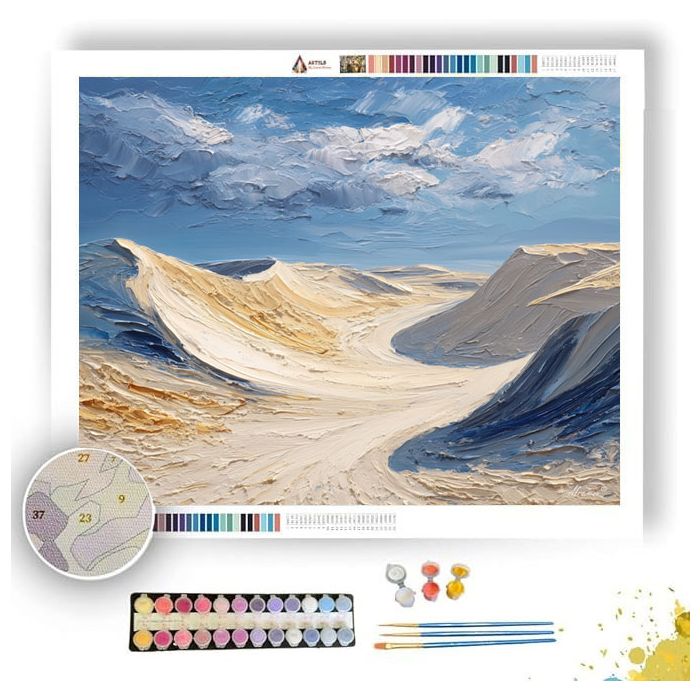 FLOWING SHAPE - Paint by Numbers Full Kit