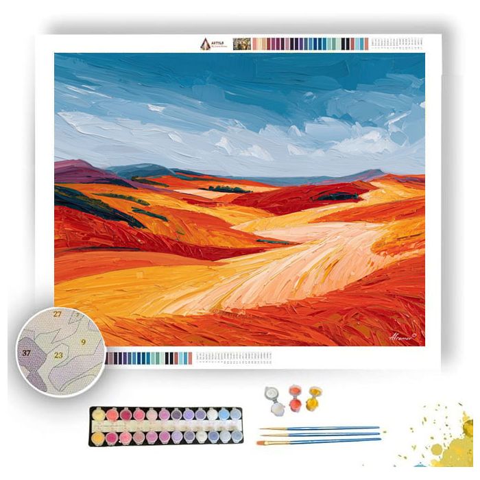 BOLD FIELD - Paint by Numbers Full Kit