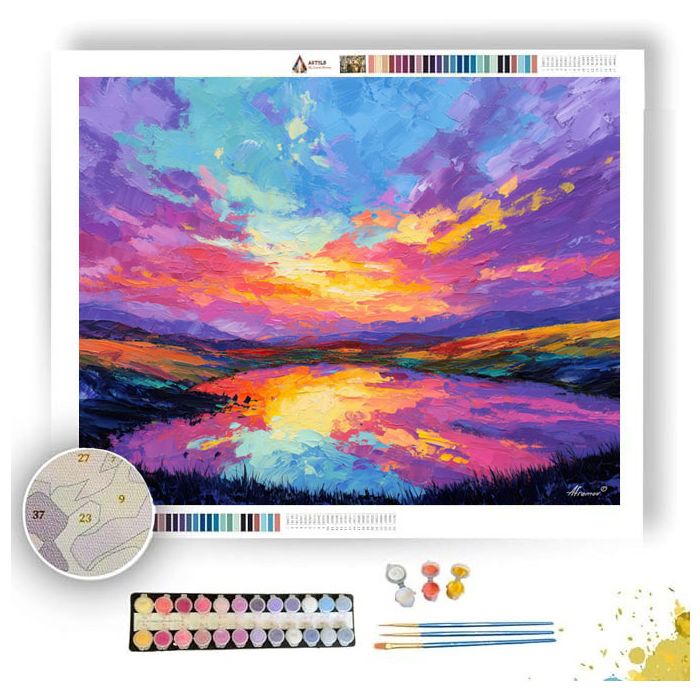 CALM HORIZON - Paint by Numbers Full Kit