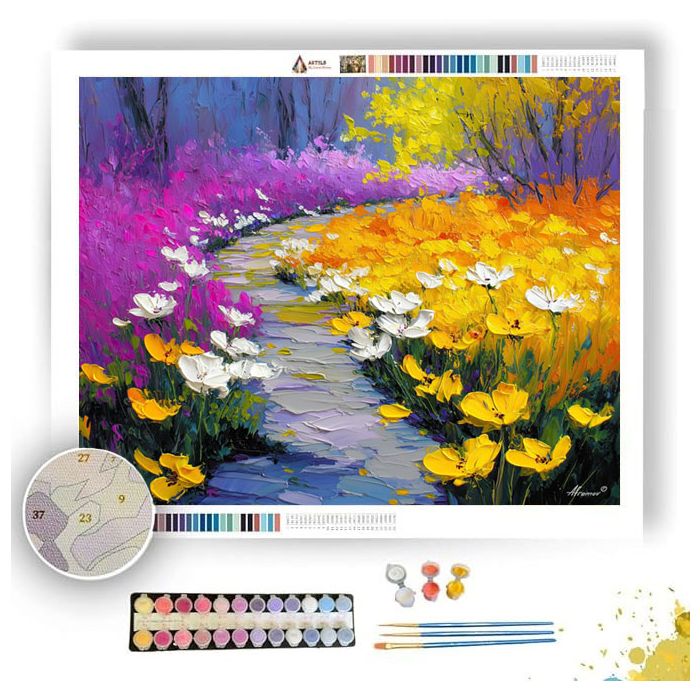 FLOWING PATH - Paint by Numbers Full Kit