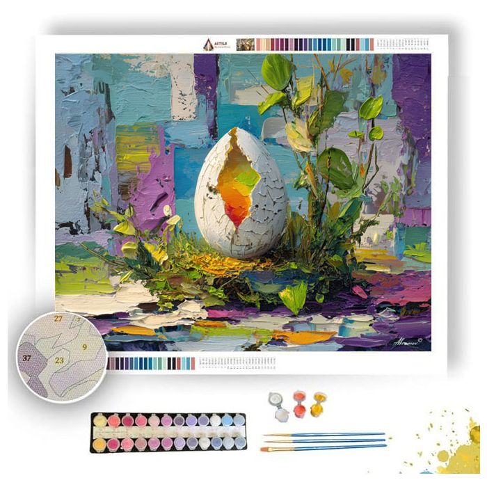 BROKEN SHAPE - Paint by Numbers Full Kit