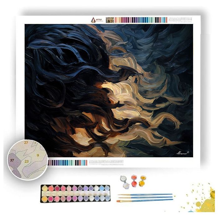 DARK STRUCTURE - Paint by Numbers Full Kit