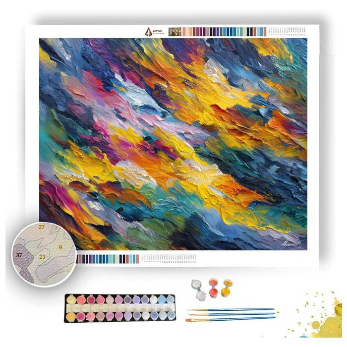 BRIGHT STRUCTURE - Paint by Numbers Full Kit