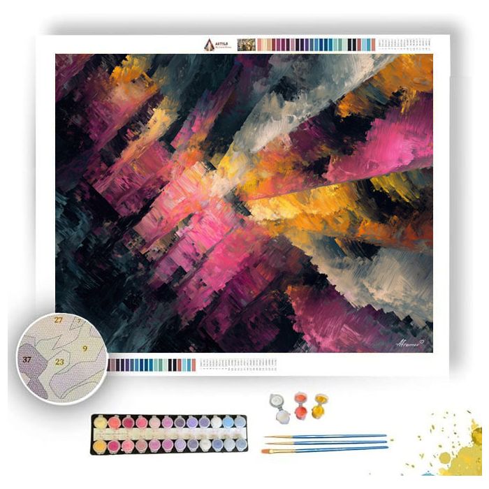BROKEN IMAGE - Paint by Numbers Full Kit