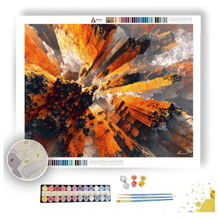 HIDDEN IMAGE - Paint by Numbers Full Kit