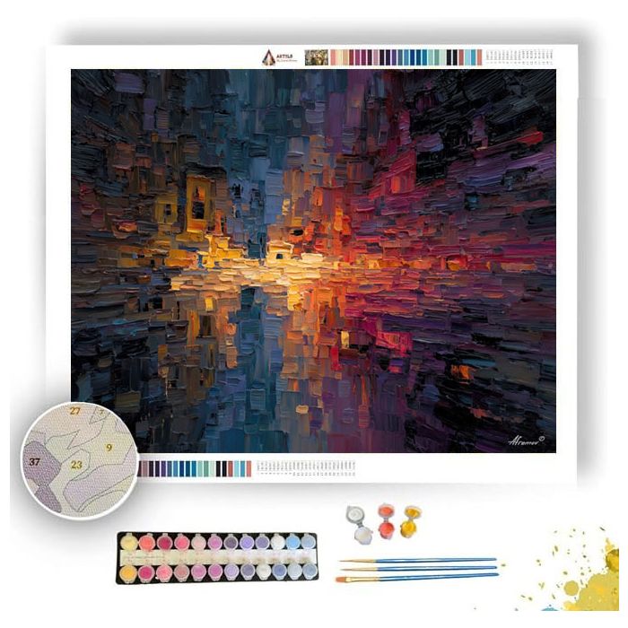 SILENT STRUCTURE - Paint by Numbers Full Kit