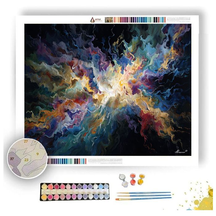 FLOWING FIGURE - Paint by Numbers Full Kit