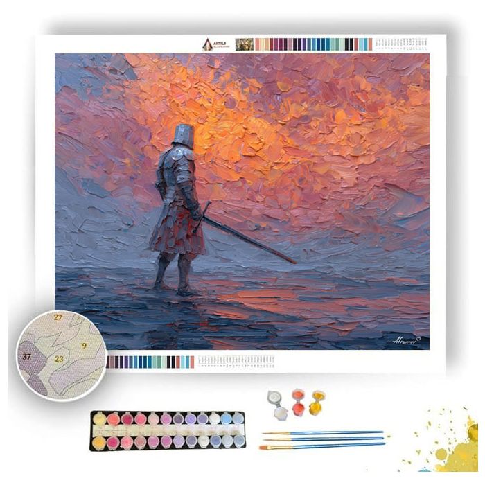 FLOWING FORM - Paint by Numbers Full Kit