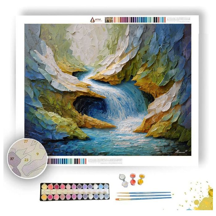 FLOWING STATE - Paint by Numbers Full Kit