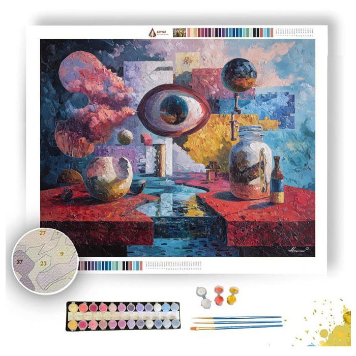 OPEN SYMBOL - Paint by Numbers Full Kit