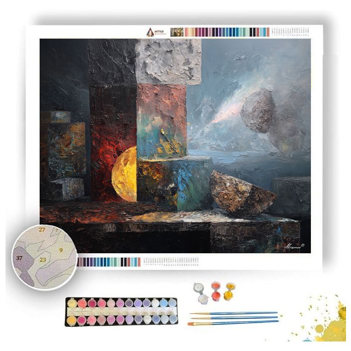 DARK FORM - Paint by Numbers Full Kit