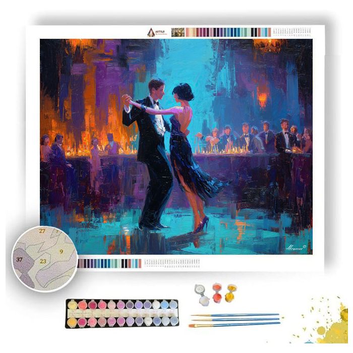 NEON MASQUERADE - Paint by Numbers Full Kit