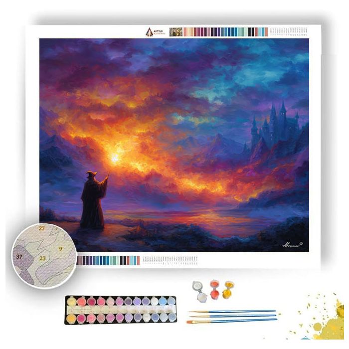BURNING ODYSSEY - Paint by Numbers Full Kit