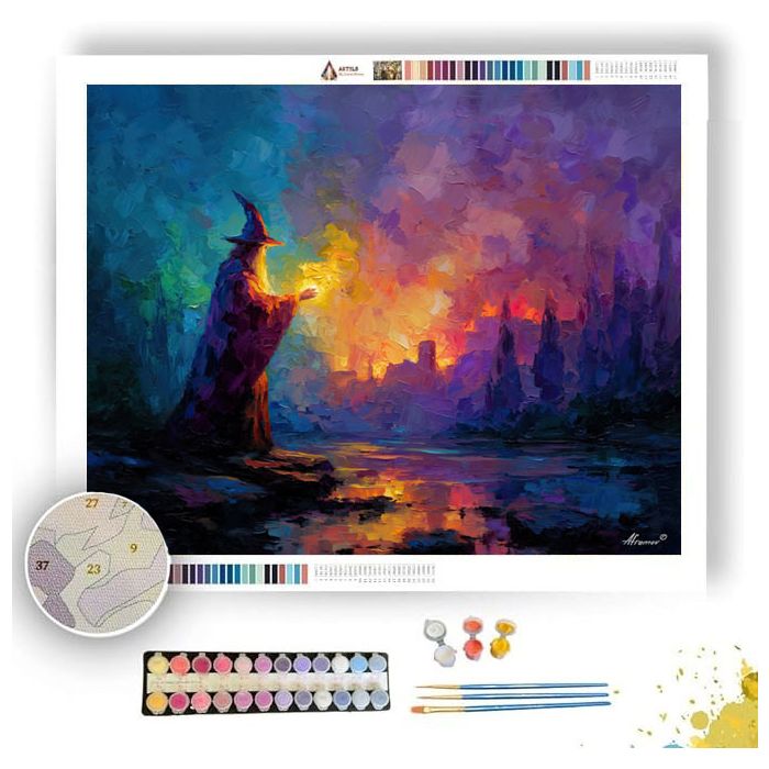 RISING FRAME - Paint by Numbers Full Kit