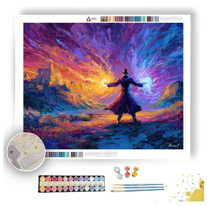 RISING PULSE - Paint by Numbers Full Kit