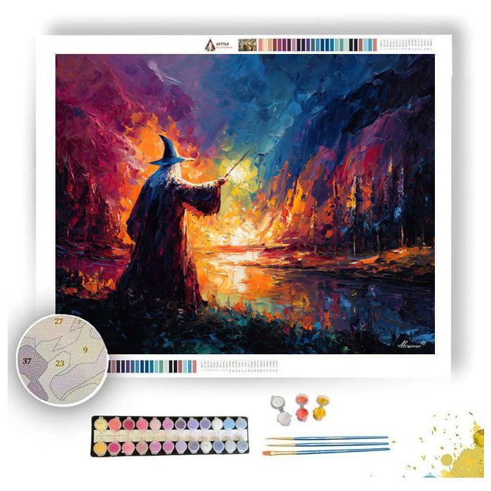 BURNING REALM - Paint by Numbers Full Kit