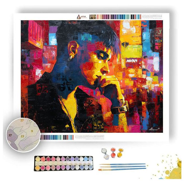 NEON SYMBOL - Paint by Numbers Full Kit