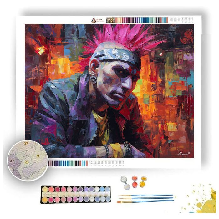 CRIMSON LEGEND - Paint by Numbers Full Kit