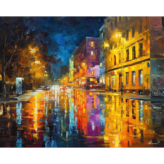 urban, palette knife, oil painting, impasto, textured strokes, vivid colors, expressive art, modern painting, bold composition, dramatic light, color contrast, atmospheric, visual storytelling, contemporary art, creative, illustrative