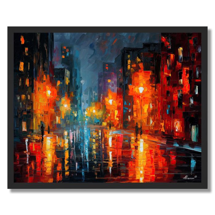 CRIMSON SYMBOL - FRAMED