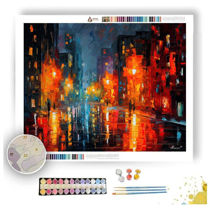 CRIMSON SYMBOL - Paint by Numbers Full Kit