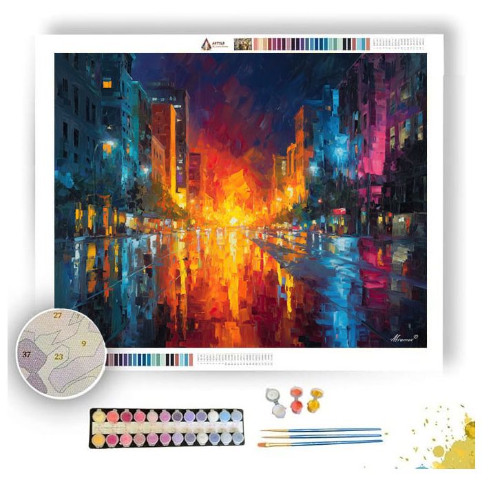 BURNING ARC - Paint by Numbers Full Kit