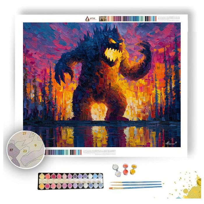 MIDNIGHT RITUAL - Paint by Numbers Full Kit