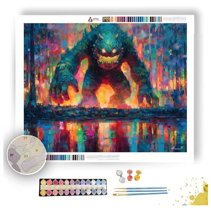 HIDDEN RITUAL - Paint by Numbers Full Kit