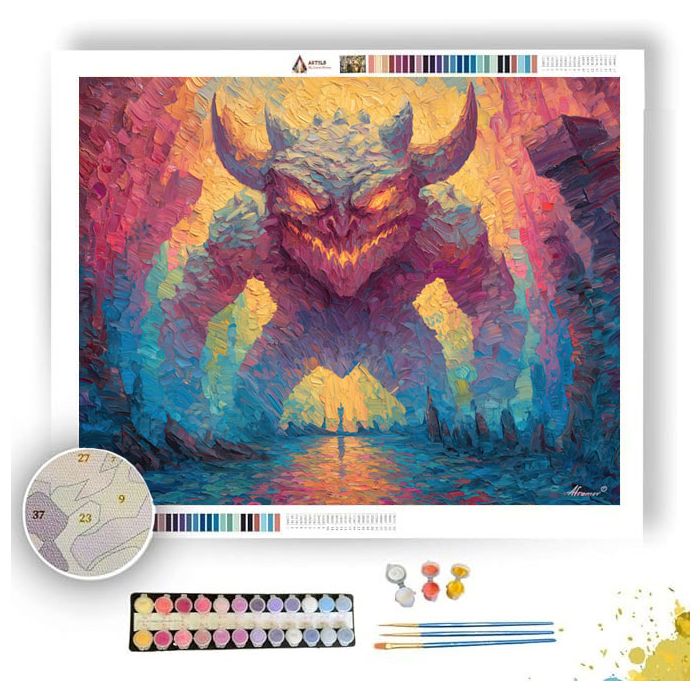 RISING VISION - Paint by Numbers Full Kit