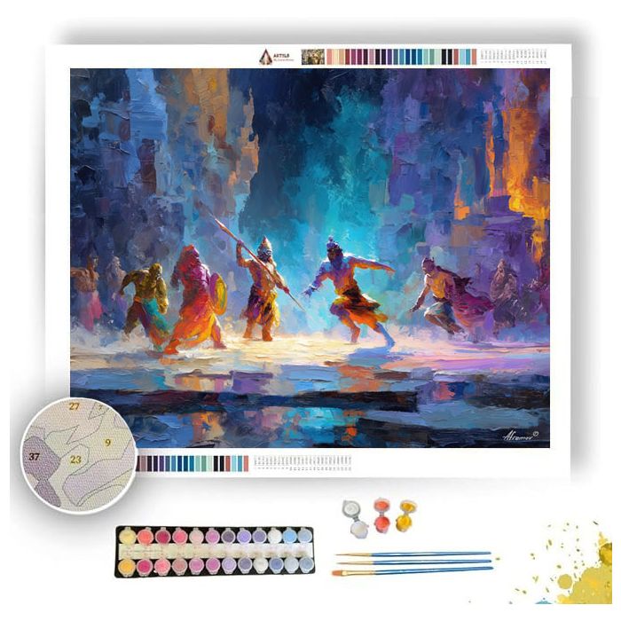 FROZEN RITUAL - Paint by Numbers Full Kit