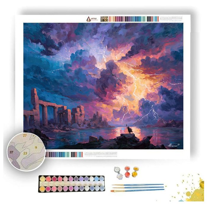 BROKEN STORM - Paint by Numbers Full Kit