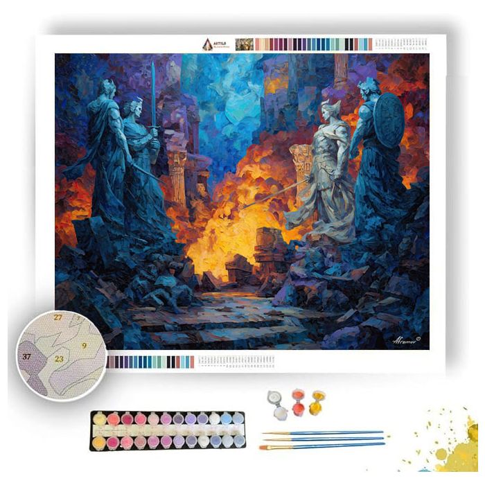 DARK REALM - Paint by Numbers Full Kit