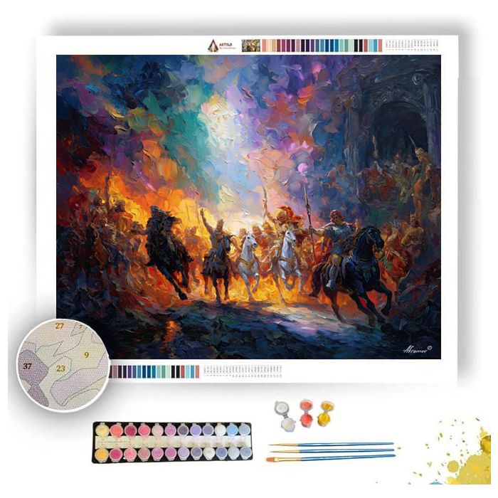 SILVER ARC - Paint by Numbers Full Kit