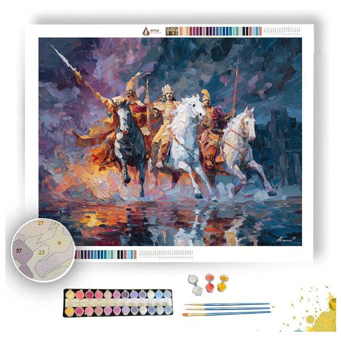 SILVER STORM - Paint by Numbers Full Kit