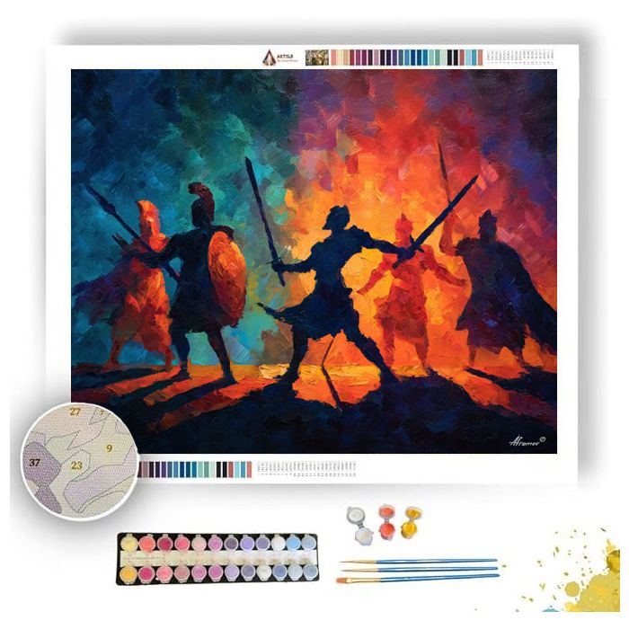 SHADOW PULSE - Paint by Numbers Full Kit