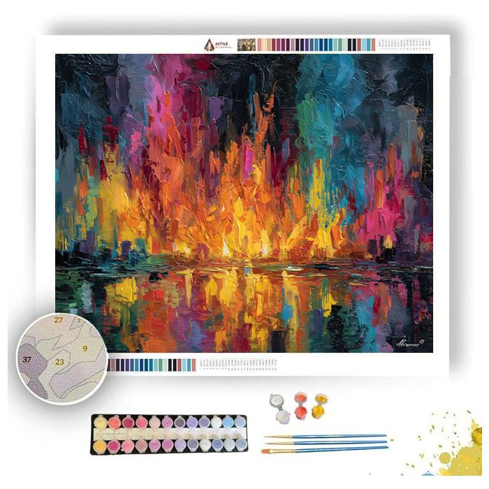 BURNING VISION - Paint by Numbers Full Kit