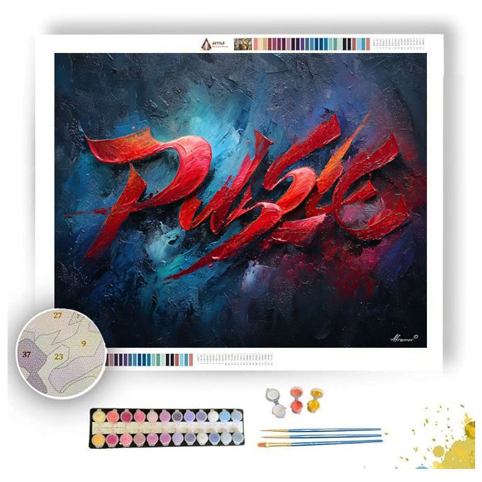 DARK PULSE - Paint by Numbers Full Kit
