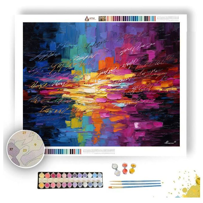 VELVET ECHO - Paint by Numbers Full Kit